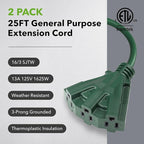 BN-LINK 25Ft Outdoor Extension Cord - Image 2