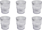 Fine Ribbed Acrylic Drinking Glass by Unknown