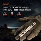 ACEBEAM TAC 2AA EDC Tactical Dual Modes Flashlight Rechargeable, 1470 High - Image 2