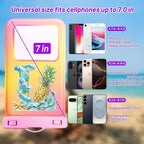 Personalized Initial Waterproof Phone Pouch Case - Image 2
