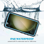 Lanhiem for Samsung Galaxy S23+ Plus Case, IP68 Waterproof Dustproof Case - Image 2