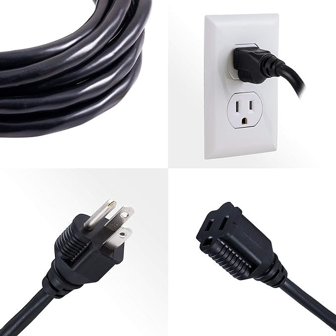 UltraPro Outdoor Extension Cord, 40 Ft, Heavy Duty Extension Cord, ETL - Image 3