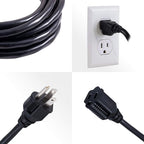 UltraPro Outdoor Extension Cord, 15 Ft, Heavy Duty, UL Certified 3 Prong - Image 3