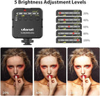 ULANZI VL49 2000mAh LED Video Light w 3 Cold Shoe, Rechargeable Soft Light Panel - Image 3