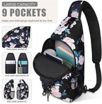 Pritent Crossbody Bags for Women Men Trendy Sling Bag Backpack Casual Chest Bag - Image 3