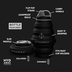 HYDAWAY 17oz Collapsible Water Bottle - Image 5