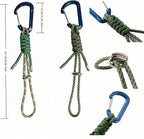 2-Pack Paracord Lanyard with Aluminum Carabiner Clip -Heavy-Duty Survival - Image 6