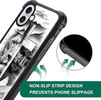 for iPhone 16 Plus Case, Lion Cross Jesus Christ Dove Pattern Graphic Design - Image 6