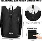 Seektop 15L Small Hiking Backpack - Image 4