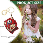 BORKUANA Leather Keychain Holder Case Compatible - Image 2