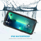Lanhiem Magnetic for iPhone 13 Pro Case, Waterproof Dustproof Cover, Full Body - Image 2