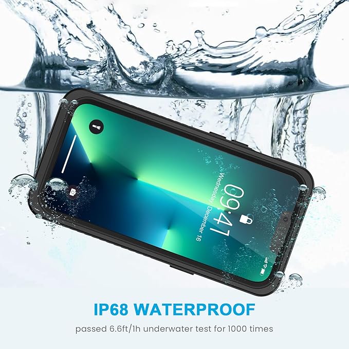 Lanhiem Magnetic for iPhone 13 Pro Case, Waterproof Dustproof Cover, Full Body - Image 2