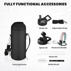 RAYMYLO Insulated Water Bottle 40 oz, Triple Wall Vacuum Stainless Steel - Image 6