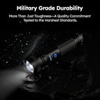 THY TRY Rechargeable LED Flashlight 2-Pack, 90000 High Lumens Super Bright - Image 6
