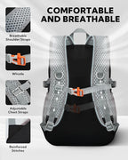 WATERFLY Small Lightweight Packable Backpack: 15L Mini Ultra Light Foldable - Image 4