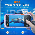 WIFORT for iPhone 16 Waterproof Case, Fit for Magsafe Full Body Magnetic - Image 3