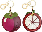Leather Keychain Holder Case Compatible by BORKUANA