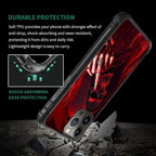 for iPhone 15 Pro Max Case, Gestures Funny Skull Pattern Graphic Design Girl - Image 2