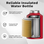 WATERSY Half Gallon Water Bottle Insulated, BPA Free&Leak Proof, 64oz Stainless - Image 3