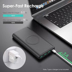 Wireless Portable Charger Power Bank, 33800mAh 15W Fast Wireless Charging 25W - Image 5