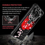 for Samsung Galaxy S21 Ultra Case, Sakura Japanese Samurai Pattern Graphic - Image 6