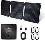 30W Portable Solar Panel, Foldable Solar Panels Charger by Unknown
