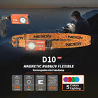 NICRON D10 Rechargeable Flashlights, 500 High Lumens EDC Mini Flashlight - Image 2