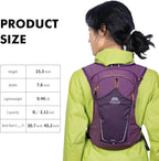 AONIJIE Running Hydration Vest for Men & Women, 8L Hydration Backpack, - Image 2