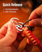 KeyUnity KC01 Braided Paracord Carabiner - Image 5
