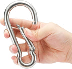 sprookber Stainless Steel Spring Snap Hook Carabiner - Image 4