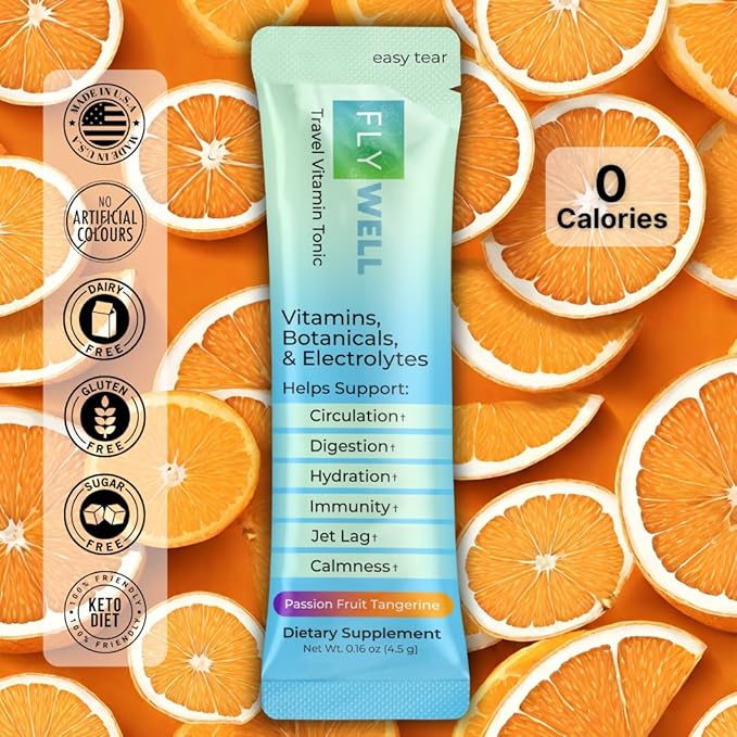 Travel Vitamin Tonic for Flight, Jet Lag, Circulation, Digestion & Immune - Image 8