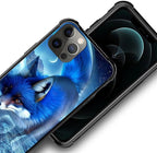 for iPhone 11 Pro Max Case, Snowy Mountain Fox Lake Pattern Graphic Design Girl - Image 4