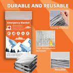 10 Pack Emergency Thermal Blanket Survival, Mylar Blankets - Image 6