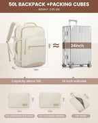LOVEVOOK Travel Backpack for Women & Men 50L, Airline Approved Carry On - Image 5