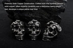 Skull Paracord Bead, 0.75x0.56x0.78 inches, - Image 5