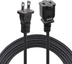 3 FT Extension Cord, 2-Prong Small and Thin Extension Cords Male-Female Power - Image 9