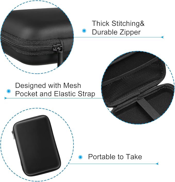 PATIKIL 7.48x5.12 Electronic Organizer Case, Charger Cord - Image 4
