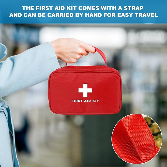 AOUTACC 6pcs First Aid Bag Empty, Waterproof Durable First Aid Kit Bag Empty - Image 4