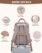 LOVEVOOK Laptop Backpack for Women 15.6 Inch Laptop Bag - Image 8
