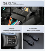 Car Radio Stereo Upgrade for Jeep Wrangler JK Compass Grand Cherokee Dodge Ram - Image 6