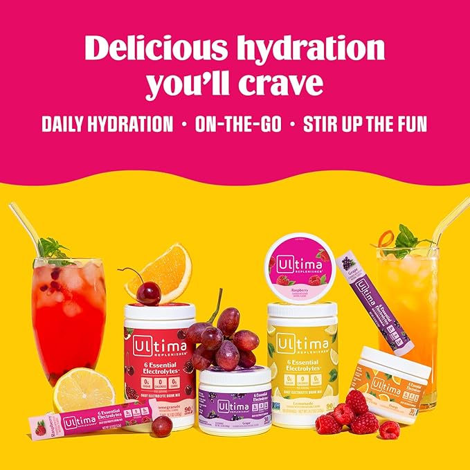 Ultima Replenisher Daily Electrolyte Powder Drink Mix – Sugar Free – Watermelon - Image 9