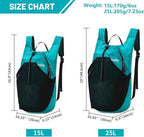 Ultra Lightweight Foldable Backpack, Water Resistant Small Packable Hiking - Image 3