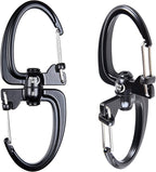 Nite Ize S-Biner 360 SlideLock Dual Carabiner, Swivel Carabiner - Image 2