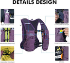 AONIJIE Running Hydration Vest for Men & Women, 8L Hydration Backpack, - Image 3
