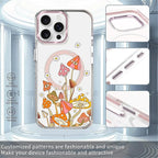 Case for iPhone 13 Pro, Retro Mushroom Sunflower Phone Case Design，for Women - Image 2