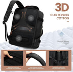 LOVEVOOK 40L Travel Backpack Carry On Airline Approved, Large Backpack - Image 4