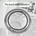6X Crystal Dome Magnifier Paperweight, 4 Inch Large Dome Reading Magnifying - Image 5
