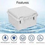 Junction Box, ABS Plastic IP65 Waterproof Dustproof Universal Electrical - Image 3