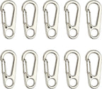 SWATOM Small Mini Carabiner Clip Tiny Spring Snap Hook Keychains Micro by SWATOM