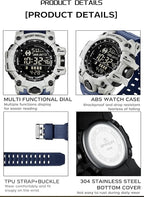 FANMIS Mens Military Multifunction Digital LED Watch Electronic Waterproof - Image 5